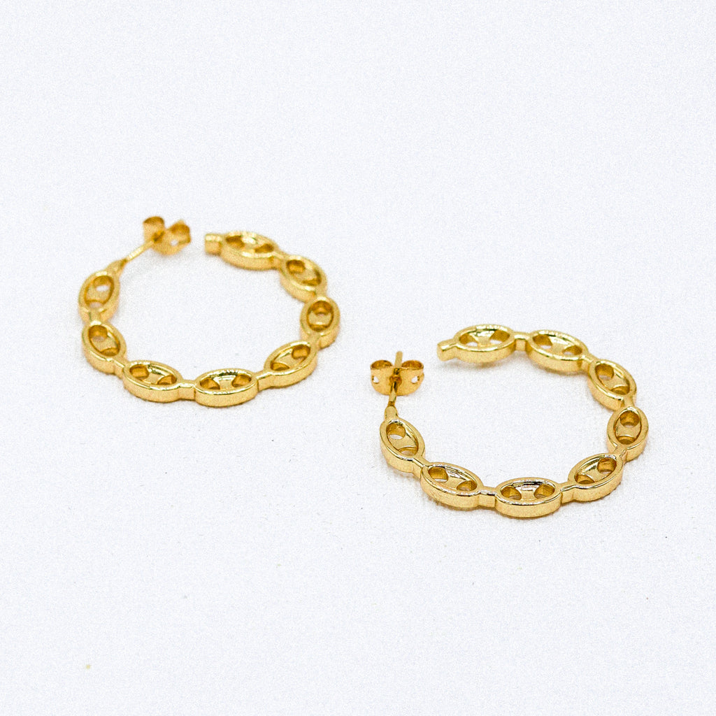 PUFF HOOPS EARRINGS