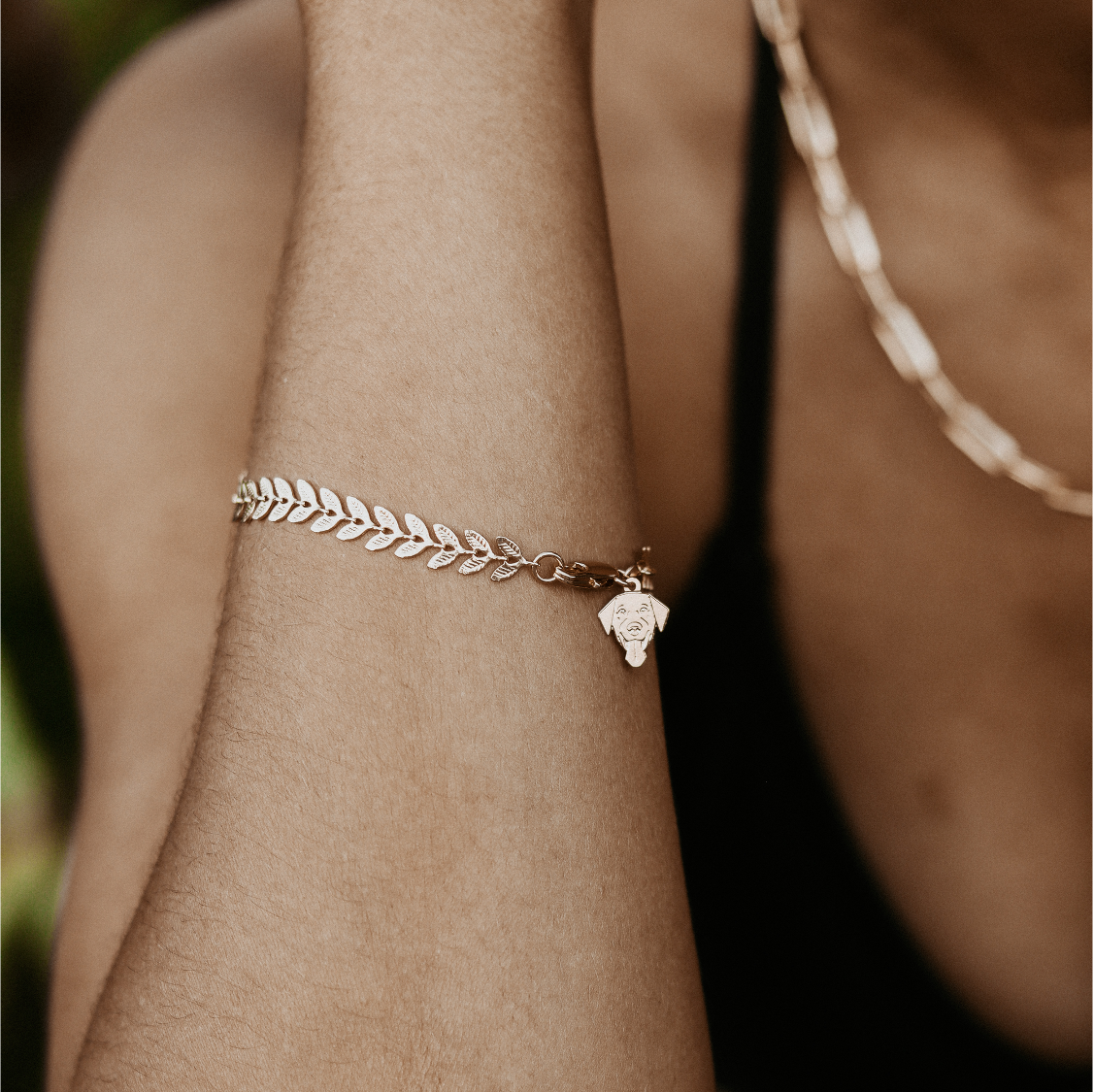 SHIH TZU BRACELET BLEUCCO